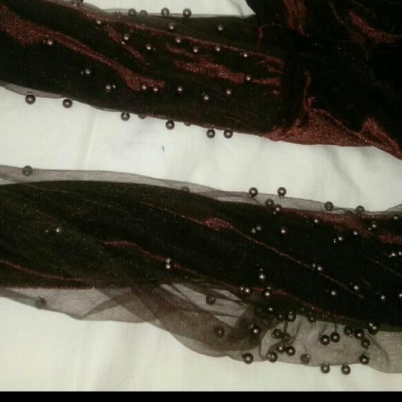 Colorful Velvet  Beaded Headwrap - Picture 8 of 8